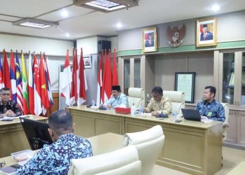 Bupati Anwar sadat Lakukan Audiensi Dalam Rangka Penguatan Ketahanan Pangan Tanjab Barat ke Bapanas RI