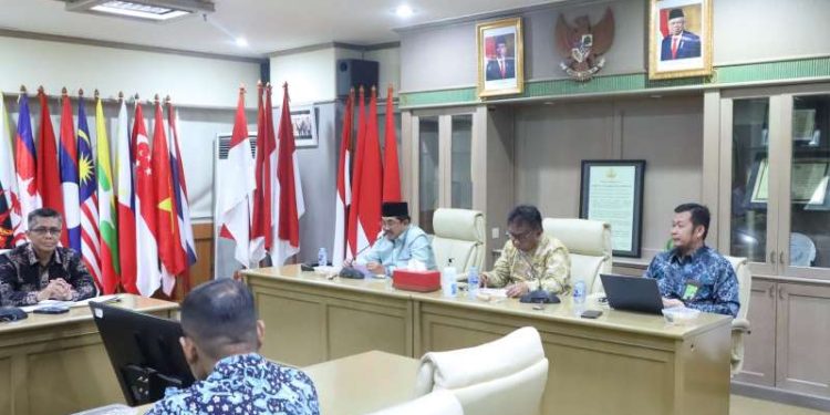 Bupati Anwar sadat Lakukan Audiensi Dalam Rangka Penguatan Ketahanan Pangan Tanjab Barat ke Bapanas RI