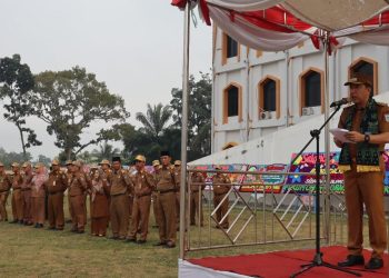 Pimpin Apel Kedisplinan ASN, Pj Bupati Merangin Mukti Sa’id Minta Berikan Pelayanan Prima ke Masyarakat 