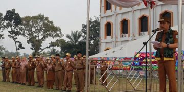 Pimpin Apel Kedisplinan ASN, Pj Bupati Merangin Mukti Sa’id Minta Berikan Pelayanan Prima ke Masyarakat 