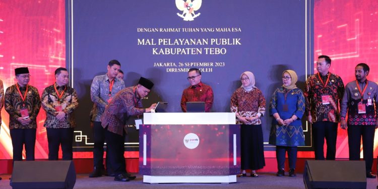 12 Mal Pelayanan Publik diresmikan Menteri PANRB, Salah Satunya Kabupaten Tebo