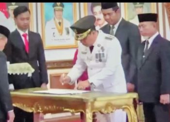 Gubernur Jambi H.Al Haris Melantik Mukti Sa’id Menjadi Pj Bupati Merangin