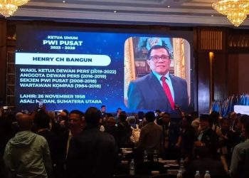 Hendri Ch Bangun Terpilih Menjadi Ketua Umum PWI Pusat Periode 2023-2028