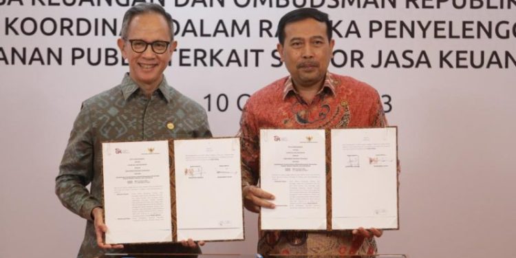 OJK Dan Ombudsman Perkuat Kerja Sama Pelayanan Publik