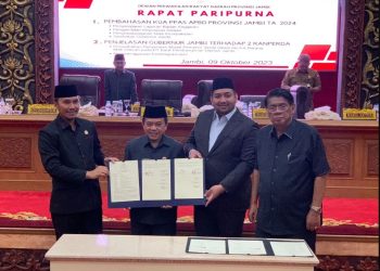 DPRD Jambi dan Pemprov Sepakati KUA PPAS APBD TA 2024