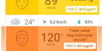 Kondisi Udara di Merangin Masih Kategori Tidak Sehat Bagi Kelompok Sensitif