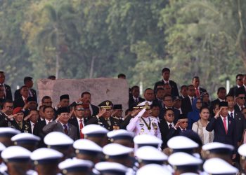 Menteri Pertahanan Prabowo Hadiri Peringatan HUT ke-78 TNI Tahun 2023