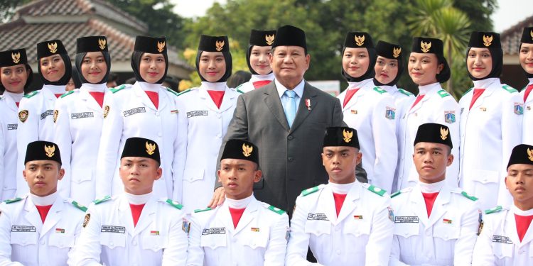 Menhan Prabowo Hadiri Upacara Peringatan Hari Kesaktian Pancasila di Monumen Pancasila Sakti