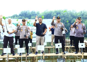 Ulang Tahun Ke-72, Humas Polri Tanam Mangrove Untuk Pelestarian Lingkungan