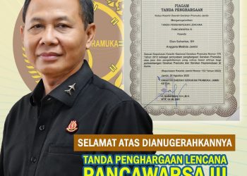 Kajati Jambi Dianugerahi Tanda Penghargaan Pancawarsa III