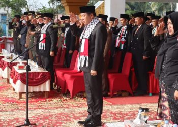 Pj Bupati Merangin Sebagai Inspektur Upacara Peringatan Hari Pahlawan Ke-78