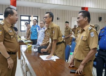 Pimpin Rapat Realisasi PAD, Pj Bupati Merangin : Masih Banyak OPD Dibawah Target