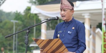 Pj Bupati Pimpin Upacara Memperingati HUT Kabupaten Muaro Jambi Ke-24