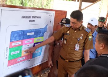 Pj Bupati Bachyuni Tinjau Penutupan Akses Jalan Masuk Gereja Sungai Bahar