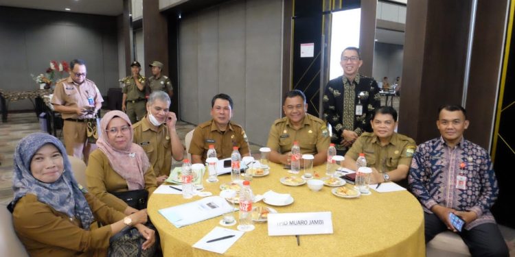 Sekda Muaro Jambi Hadiri Rapat Koordinasi High Level Meeting Dan Capacity Building TIM Pengendalian Inflasi Daerah