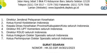 Kemenkes : Tidak Pernah Ada Pungutan Untuk Bantuan Biaya Fellowship Dokter Spesialis