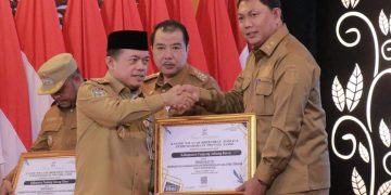 Pemkab Tanjab Barat Raih Penghargaan Peringkat 3 dengan Pengelolaan DAK Fisik Terbaik Tahun Anggaran 2023
