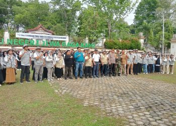 Tahapan Pemilu 2024 Sudah dimulai, Bawaslu Merangin Gelar Apel Siaga Pengawasan Kampanye