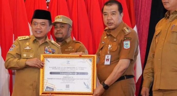 Kabupaten Merangin Terbaik Kedua Pengelolaan DAK Fisik 2023 di Provinsi Jambi