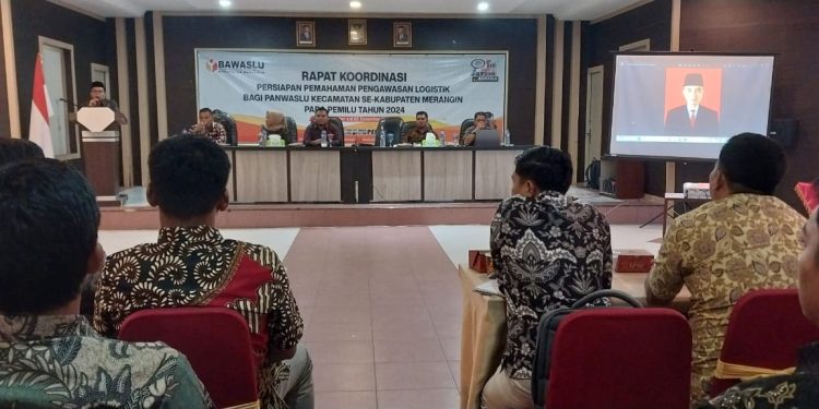 Bawaslu Merangin Gelar Rakor Persiapan Pengawasan Logistik Pemilu 2024