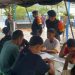 Bantu Anak-Anak Korban Longsor Humbahas Ujian Semester, Polda Sumut Dirikan Tenda Serba Guna