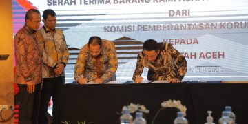 KPK Hibahkan Aset Rampasan Negara Senilai Rp20,6 Miliar kepada Pemerintah Provinsi Aceh