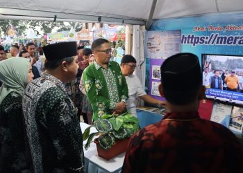 Memperingati HUT Kabupaten Ke-74, Pj Bupati H Mukti Buka Merangin Expo 2023 