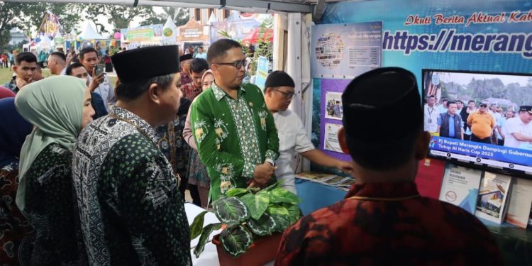 Memperingati HUT Kabupaten Ke-74, Pj Bupati H Mukti Buka Merangin Expo 2023 