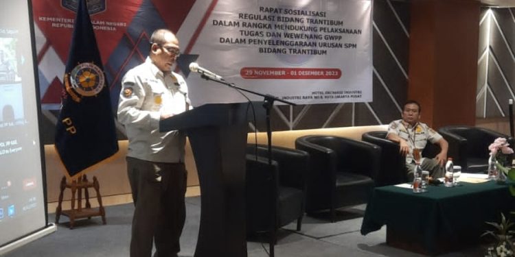 Ditjen Bina Adwil Sosialisasikan Permendagri Nomor 16 Tahun 2023 Tentang SOP Kode Etik Satpol PP