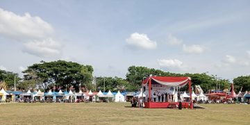 Hari ini Pameran HUT Merangin Ke-74 Tahun 2023 dibuka, Keterbatasan Anggaran  Stand Pameran OPD bergabung dengan OPD lainnya