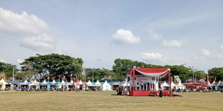 Hari ini Pameran HUT Merangin Ke-74 Tahun 2023 dibuka, Keterbatasan Anggaran Stand Pameran OPD bergabung dengan OPD lainnya