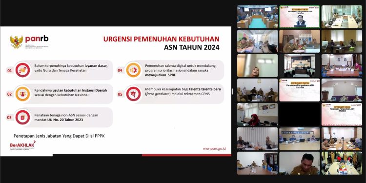 Kementerian PANRB Minta Instansi Pemerintah Segera Usulkan Kebutuhan ASN Sampai 31 Januari 2024