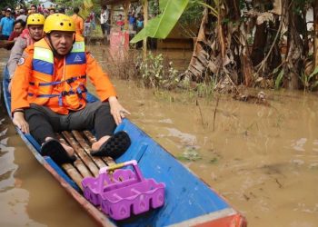 Tangani Banjir, Pj Bupati Merangin Gerak Cepat dan Buka Posko Donasi untuk Bantu Korban Banjir
