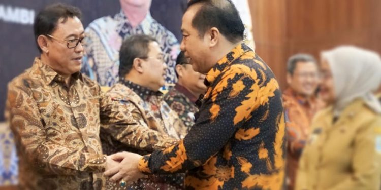 Pj Bupati Merangin Hadiri Sertijab Ketua BPK RI Perwakilan Jambi 