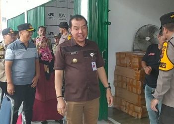 Kunjungi KPU, Pj Bupati Merangin Pantau Logistik Surat Suara Pemilu 2024 