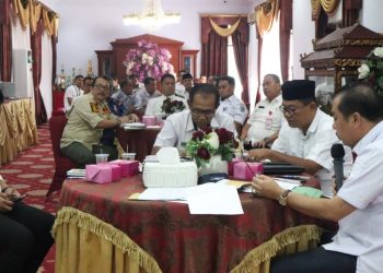 Rakor Pemilu, H Mukti Warning Kepala OPD Pastikan Pendistribusian Logistik Lancar dan Tempat Waktu