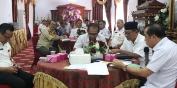 Rakor Pemilu, H Mukti Warning Kepala OPD Pastikan Pendistribusian Logistik Lancar dan Tempat Waktu