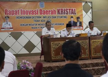 Pj Bupati Merangin bersama Balitbang Gelar Rapat Inovasi Daerah KRISTAL