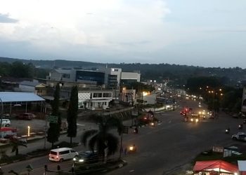 Suasana Kota Bangko Merangin Saat Senja Hari Terasa Sejuk