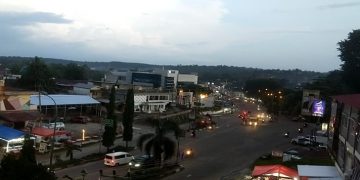 Suasana Kota Bangko Merangin Saat Senja Hari Terasa Sejuk
