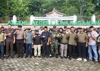 Bawaslu Merangin Gelar Apel Siaga Pengawasan Pemilu dan Tertibkan Alat Peraga Kampanye di Masa Tenang 