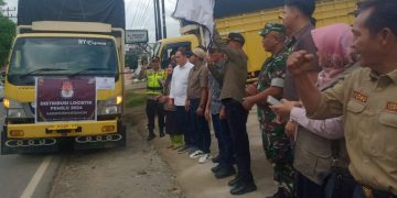Logistik Pemilu 2024 Mulai Didistribusikan untuk 11 Kecamatan Terjauh di Kabupaten Merangin