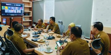 Pj Bupati Merangin Ikuti Zoom Meeting Rakor Pengendalian Inflasi Bersama Kemendagri