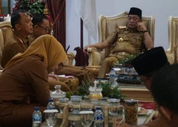 Sekda Fajarman Pimpin Rapat Penataan RTH Kota Bangko bersama OPD 