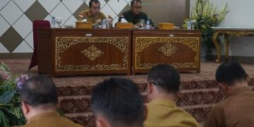 Pj Bupati Merangin Pimpin Rakor Progres Laporan Kinerja Triwulan Kedua Tahun 2024