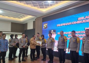 Ombudsman RI Serahkan Hasil Penilaian Pelayanan Publik ke Kepolisian se-Provinsi Jambi