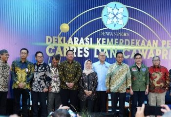Kapuspen TNI Mewakili Panglima Menghadiri Deklarasi dan Penandatangan Komitmen Bersama Kemerdekaan Pers