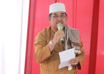 Bupati Anwar Sadat Laksanakan Safari Ramadhan di Kecamatan Batang Asam Desa Kampung Baru