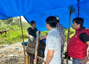 Lima Pelaku PETI diamankan Sat Reskrim Polres Merangin 