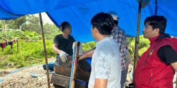 Lima Pelaku PETI diamankan Sat Reskrim Polres Merangin 